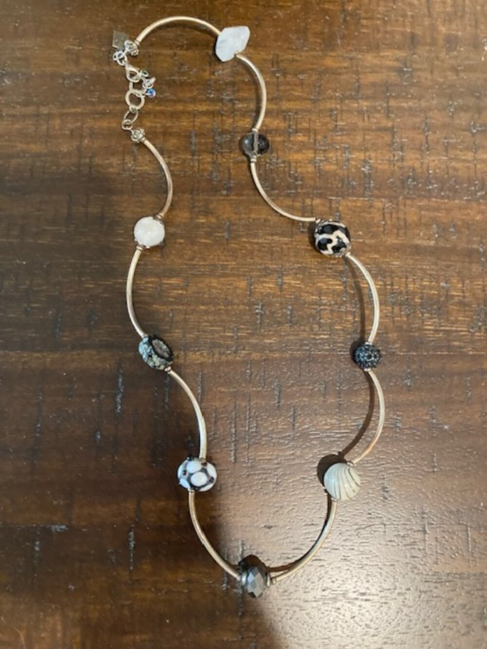 Desert Heart beaded necklace